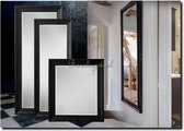 Spiegel Nino Zwart Buitenmaat 106x136cm