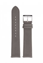 Junghans Max Bill Mega Solar lederen band bruin - horlogebandjes heren - 20 mm - origineel Junghans - titanium