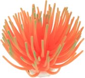 Nobleza Kunst koraal - aquariuminrichting - anemoon - decoratie aquarium - L - 8 cm - Oranje