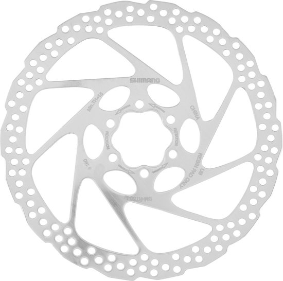 Shimano Disque de frein Sm-rt56 180 mm Center-lock acier inoxydable gris