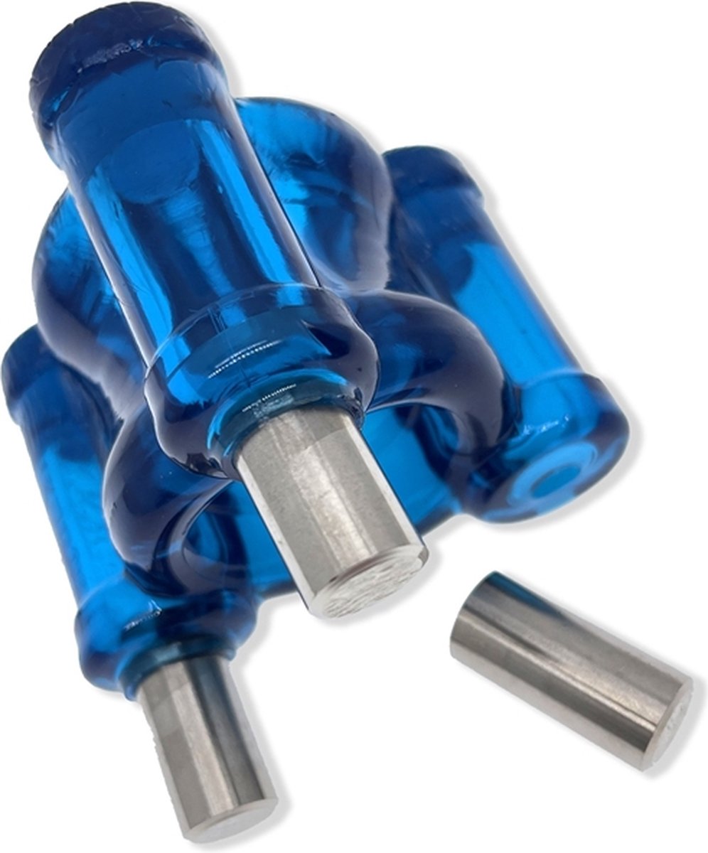 Oxballs - Heavy Squeeze - Ballstretcher met Gewicht - Blauw