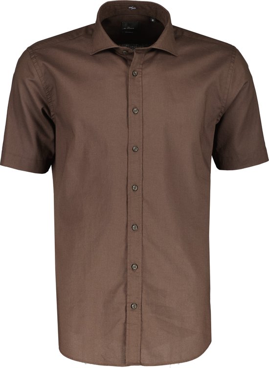 Jac Hensen Overhemd - Modern Fit - Bruin - 5XL Grote Maten