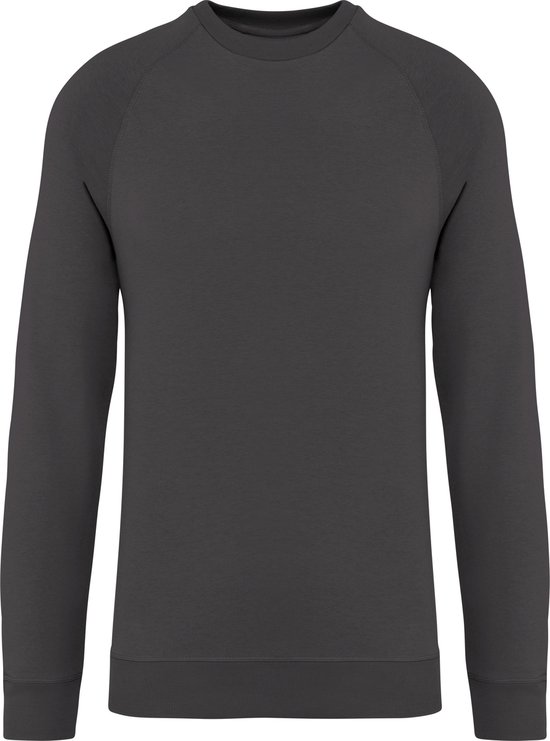 Biologische unisex sweater met raglanmouwen Iron Grey - XXS