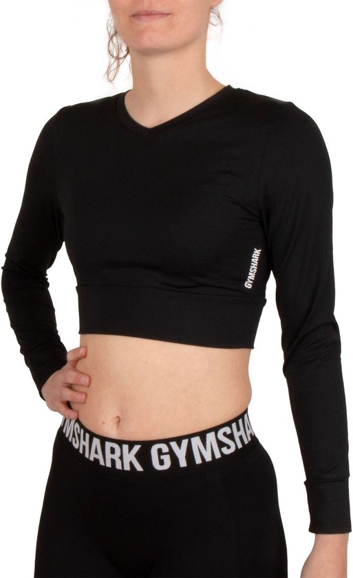 Gymshark Pause Strappy Back Crop Longsleeve Shirt Dames