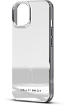 iDeal of Sweden Hoesje Geschikt voor iPhone 13 / 14 - iDeal of Sweden Mirror Case MagSafe - zilver