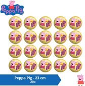 Bal - Voordeelverpakking - Peppa Pig - 23 cm - 20 stuks
