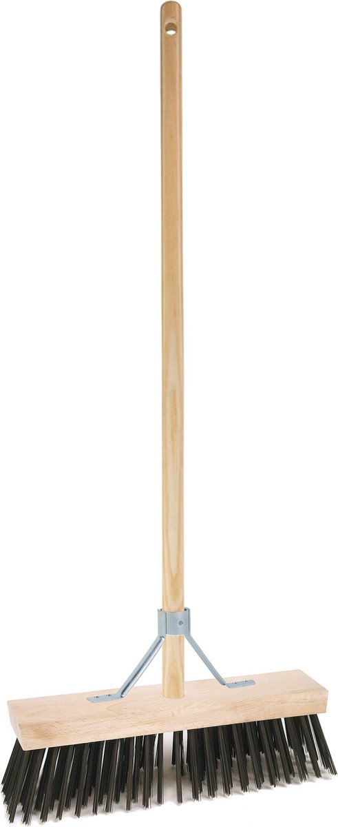 Goedkoopste Betra Buitenbezem - FSC hout - staaldraad - hard - 30 x 140 cm