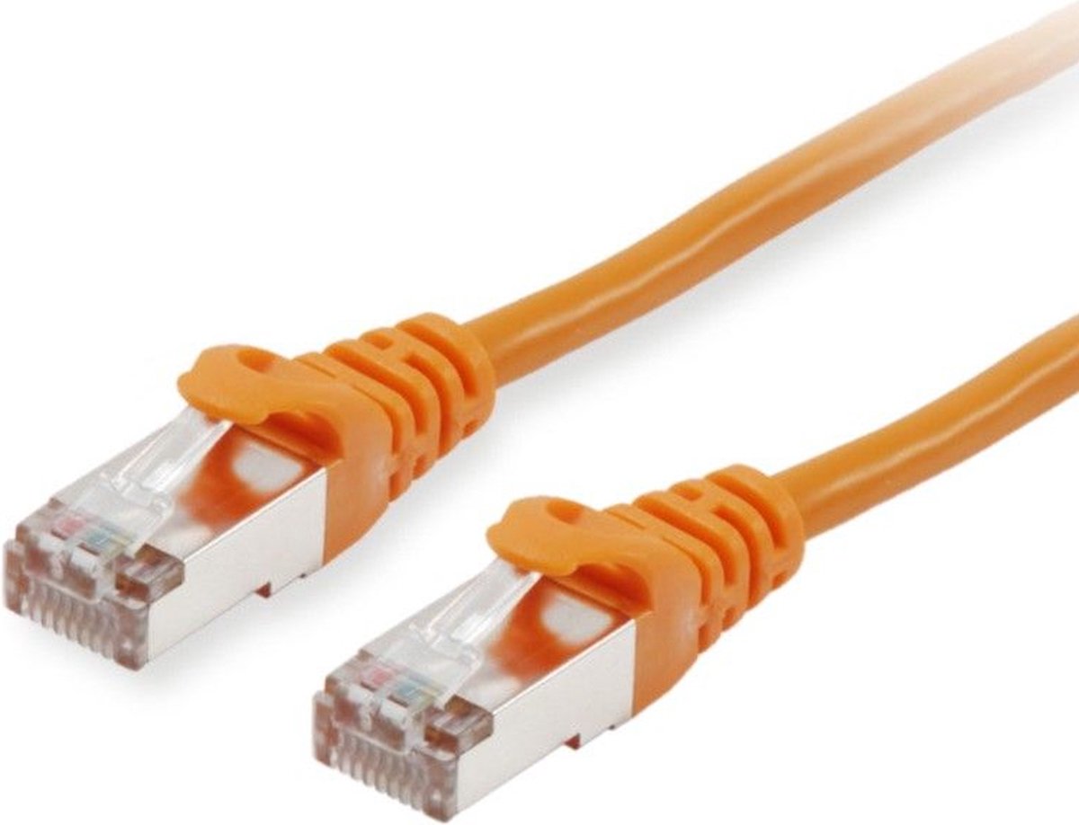 Equip S/FTP, Cat 6, 0.5 m netwerkkabel 0,5 m Cat6 S/FTP (S-STP) Oranje