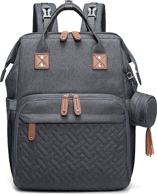 Hylat Baby Luiertas met aankleedkussen en katoenen tas, moderne tas