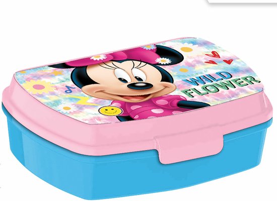 HOVUK Minnie Mouse Lunchbox Für Kinder - 2 Fächer, Auslaufsicher & BPA-frei