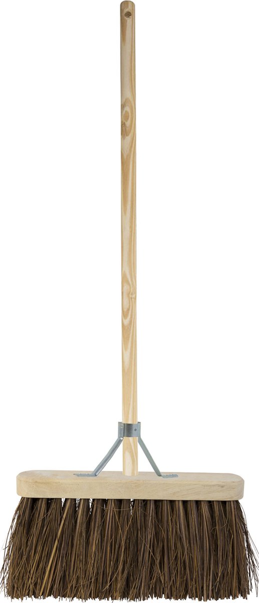 Goedkoopste Betra Buitenbezem - FSC hout - natuurvezel - hard - 30 x 130 cm