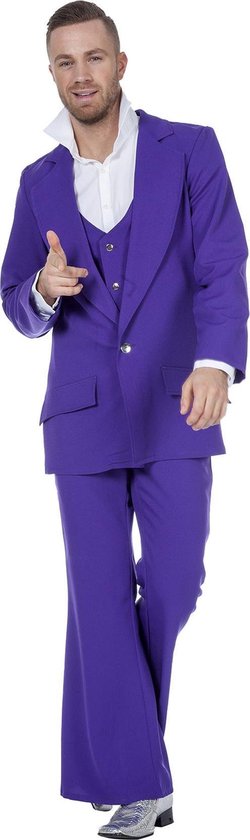Night Fever kostuum donker paars voor volwassenen | bol.com