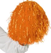 Cheerleader pompon oranje met ringgreep