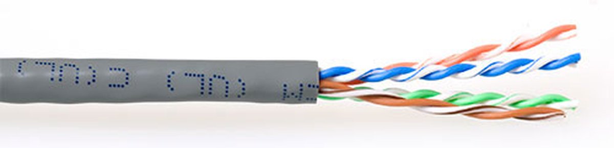 ACT EP400B CAT6A U/UTP PVC Patchkabel Grijs - 305 meter