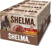 Shelma - Premium Kattenvoer Natvoer - Selectie in saus - maaltijdzakjes 48 x 85 g