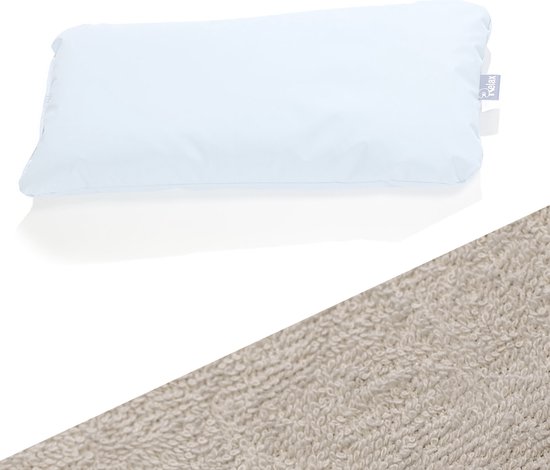 Taie d'oreiller pour coussin de positionnement Fico Support - Tissu éponge - Grège