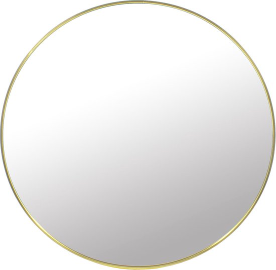 Ronde spiegel - wandspiegel - ø 60 cm - goud