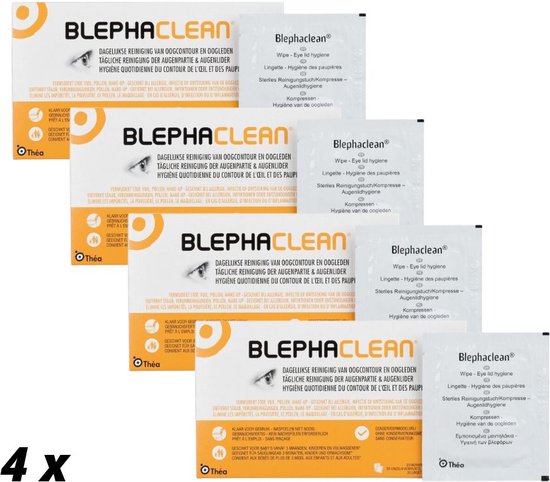 Blephaclean - steriele compres - 4x20 stuks