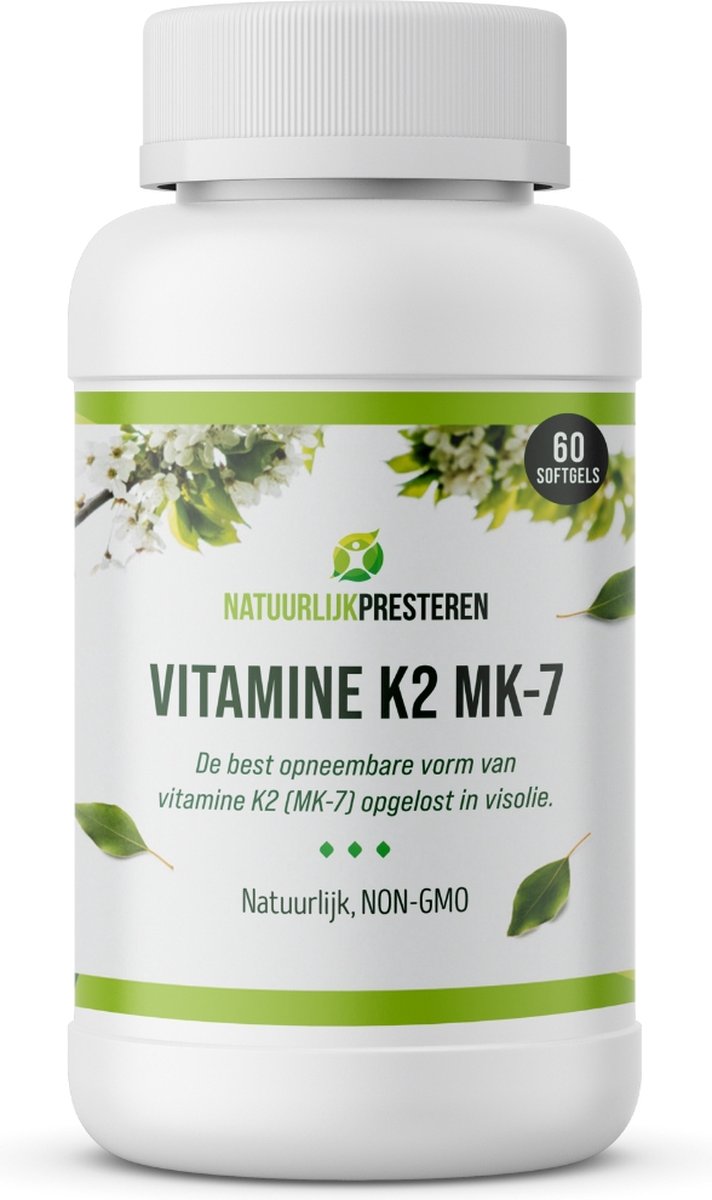 Vitamine K2 MK-7 - 45 mcg - Japans Natto Extract - Opgelost in Visolie -  Rijk aan... | bol.com