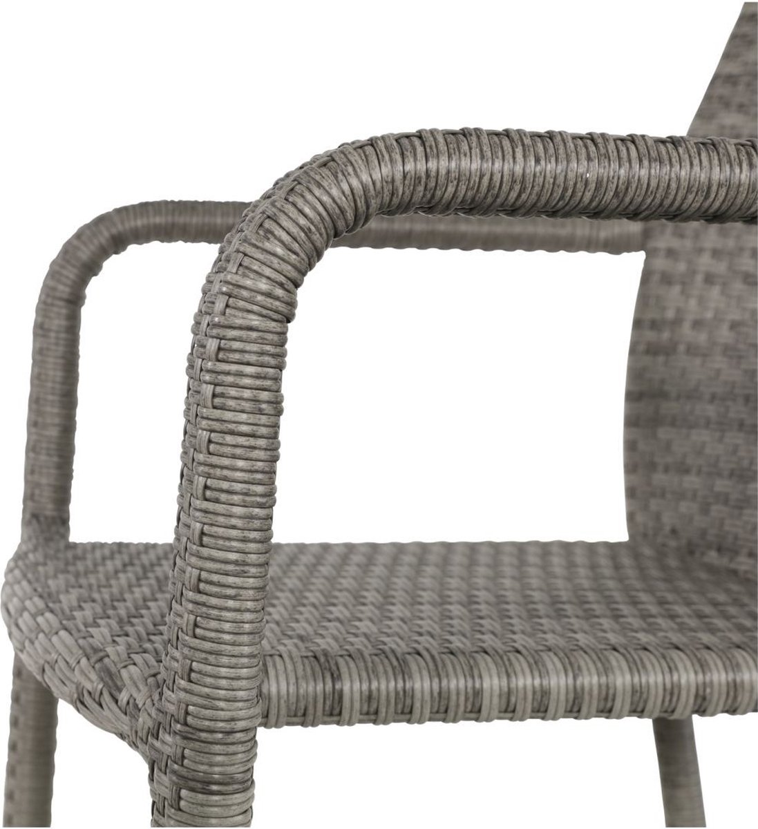 Lesli Living Sol stackable garden chair - grey