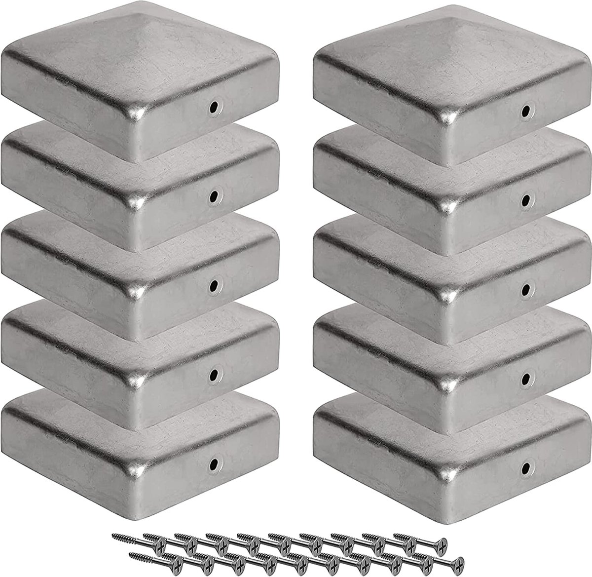 Paalkap Verzinkt Bol voor 9 x 9 cm Palen Kopen? Paalmuts