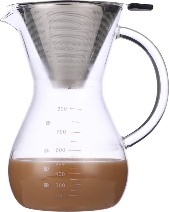 Apace Pour Over Koffiemaker (1000 ml) met Koffieschep - Druppelkoffie Apace Pour Over Koffiemaker (1000 ml) met Koffieschep - Druppelkoffie