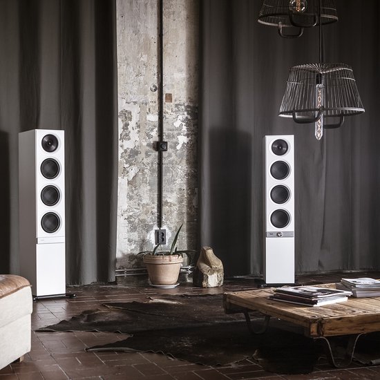 Teufel STEREO L - Vloerstaande tower speakers met geïntegreerde versterker voor wifi en bluetooth streaming , wit van Teufel — afbeelding 5
