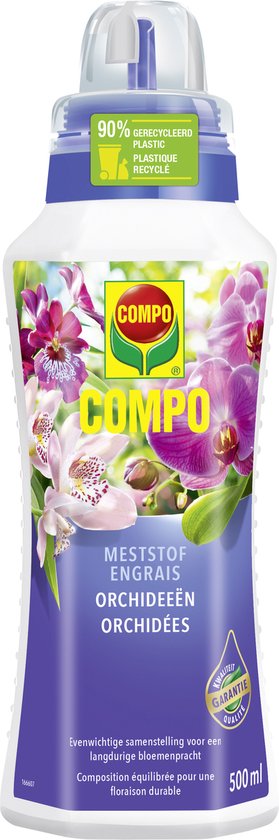 Foto: Compo vloeibare meststof orchidee n voor een prachtige bloei voor alle soorten orchidee n fles 500 ml