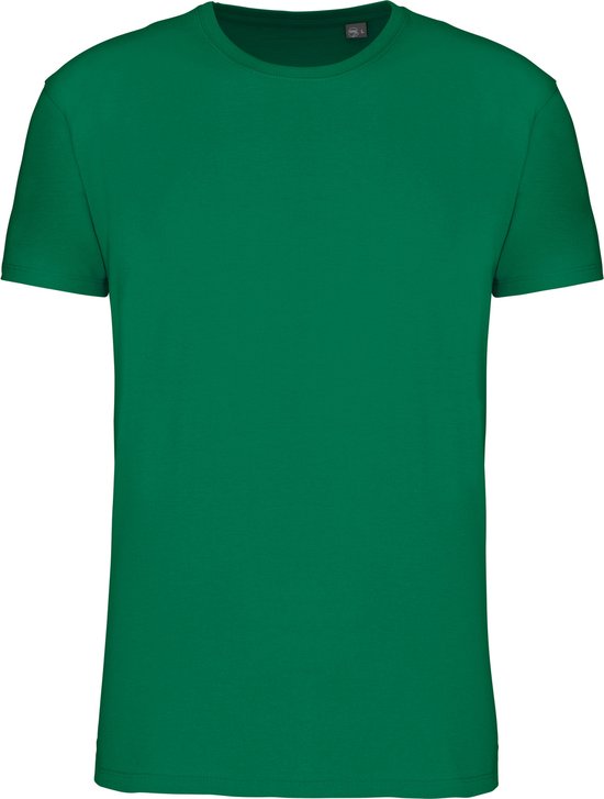 Biologisch unisex T-shirt ronde hals 'BIO190' Kariban Kelly Groen - XL