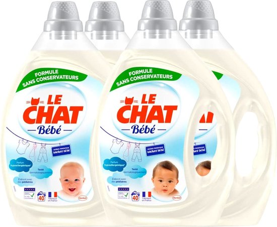 Le Chat Baby Vloeibaar Wasmiddel - 4 x 30 (120 Wasbeurten)