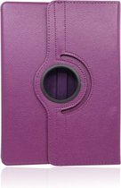 Apple iPad mini 4/5 7.9 inch 360° Draaibare Wallet case /flipcase stand/ hardcover achterzijde/ kleur Paars