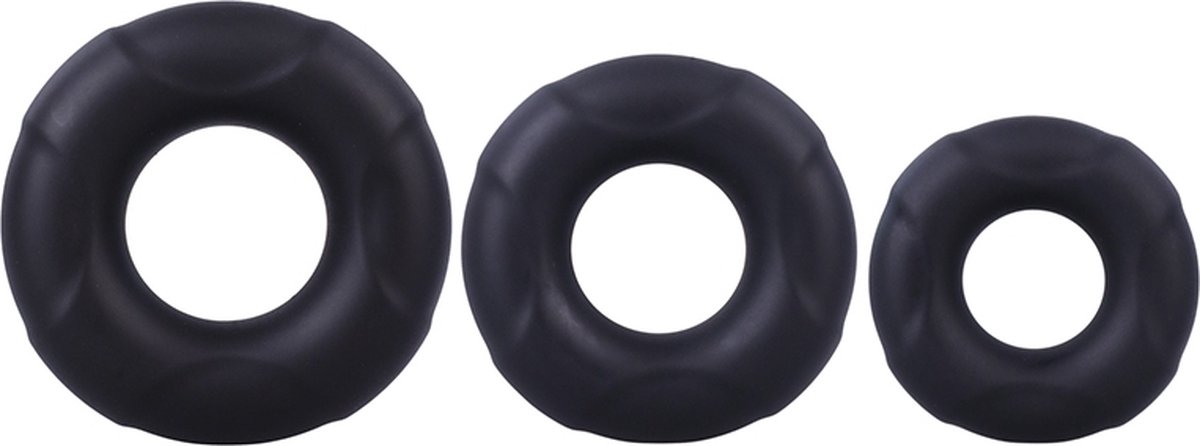 Goedkoopste Doc Johnson C-Ringset black