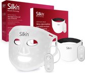 Silk'n Masque LED Set I LED Mask set: pour le visage et le couI Idée cadeau, 2 pièces, blanc