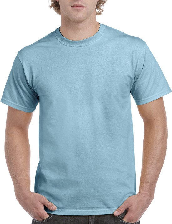 T-shirt met ronde hals 'Ultra Cotton' Gildan Sky Blue - S