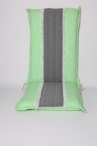 Madison Tuinstoelkussen hoge rug 50x123 cm Stripe Fring Pistache