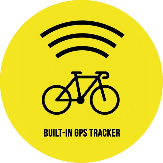 Sticker vélo, Traqueur GPS intégré, ⌀ 4,5cm, 3 pièces