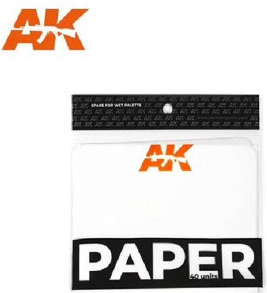 Afbeelding van het spel AK Wet Palette Paper Refill Pack (40)
