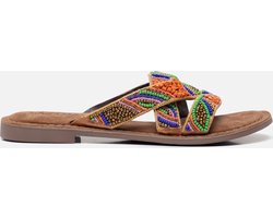 Lazamani - Dames Slippers 75.337 Multi - Maat 38