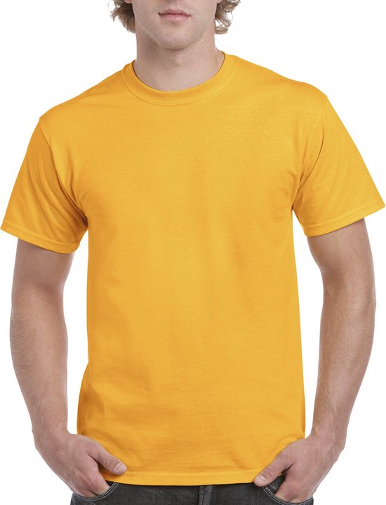 T-shirt met ronde hals 'Ultra Cotton' Gildan Gold - S