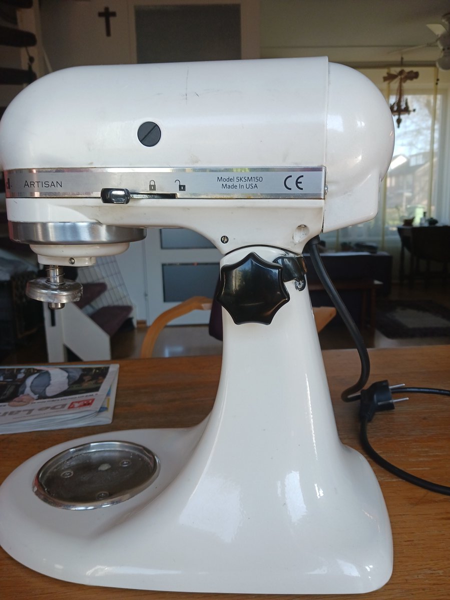 JP98set, Borgknop D.I.Y set voor Kitchenaid 5KSM125 - 5KSM195, Artisan, Classic, Ultra Power, Hobart K45, KSM90