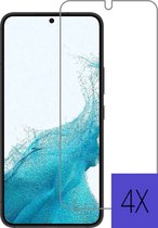 Screenprotector Samsung Galaxy S22 Screenprotector- Tempered Glass - Beschermglas - 4 stuks