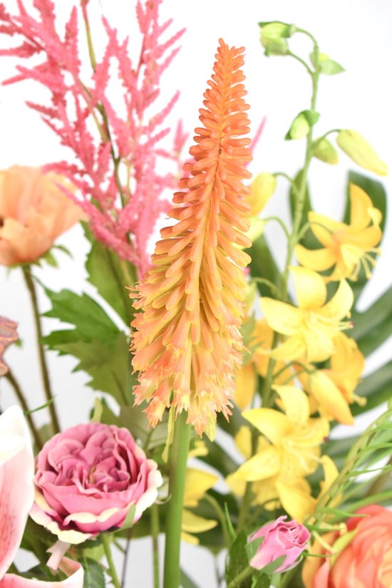 Fleurs artificielles - Fleurs en Soie - Bouquet de Fleurs artificielles - 70-100 cm - Mix Coloré - Natuurlijk Bloemen