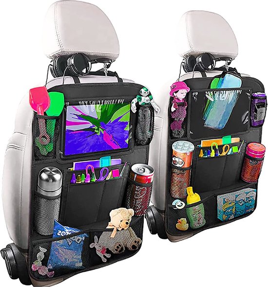 Auto organizer met tablethouder - Stoel organizer voor tablet