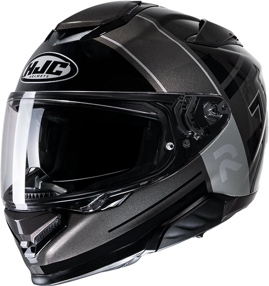Hjc Rpha 71 Zecha Black Grey Mc5 Full Face Helmets S - Maat S - Helm