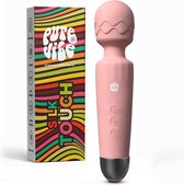 PureVibe® Silk Touch Clitoris Stimulator en Vibrator - Magic Wand Massager - Stil & Discreet - Vibrators voor Vrouwen - Seksspeeltjes - Sex Toys voor vrouwen en koppels - Roze