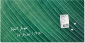 Sigel glasmagneetbord - Artverum - 91x46cm - groen - Palm Leaf - SI-GL371