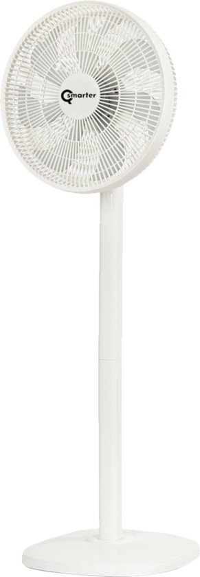 Staande ventilator met afstandsbediening, 118 cm hoog, 3 snelheden, kantelbaar, timer – Qsmarter QFan SR