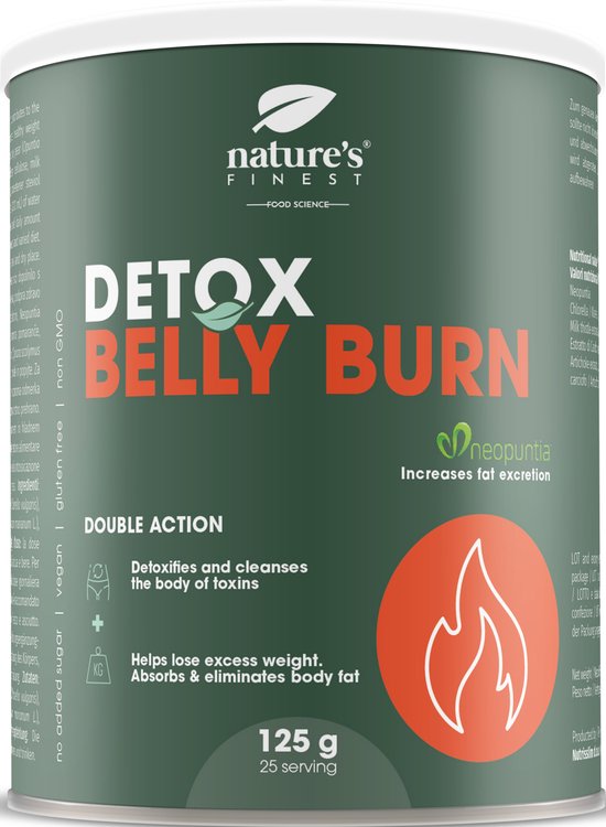 Foto: Nature s finest detox belly burn 2 in 1 afslankende detox formule die hardnekkig buikvet helpt elimineren