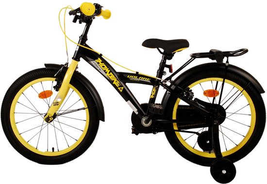 Vélo pour enfants Volare Thombike - Garçons - 18 pouces - Noir