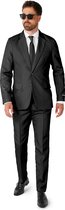 Suitmeister Black - Heren Pak - Casual Effen Gekleurd - Zwart - Maat XL